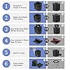 Zinyeme Polypropylene Portable Camping Toilet - Potty for Adults, Travel Commode Bucket for Car, Outdoor, Hiking, Backpack, Trips, Tent, Boat, Beach, Traffic Jam, Home