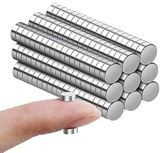 RHINOCATS Fridge Magnets Round Ferrite Magnets Multi Purpose Office Hobby Craft Science Small Size 8mm x 3mm (D*H)