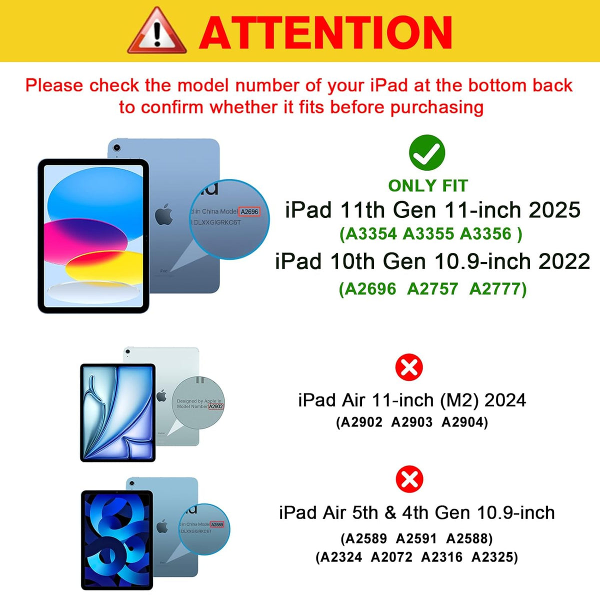 ProCase iPad 10th Gen Keyboard Case with 360° Rotating Backlit Trackpad