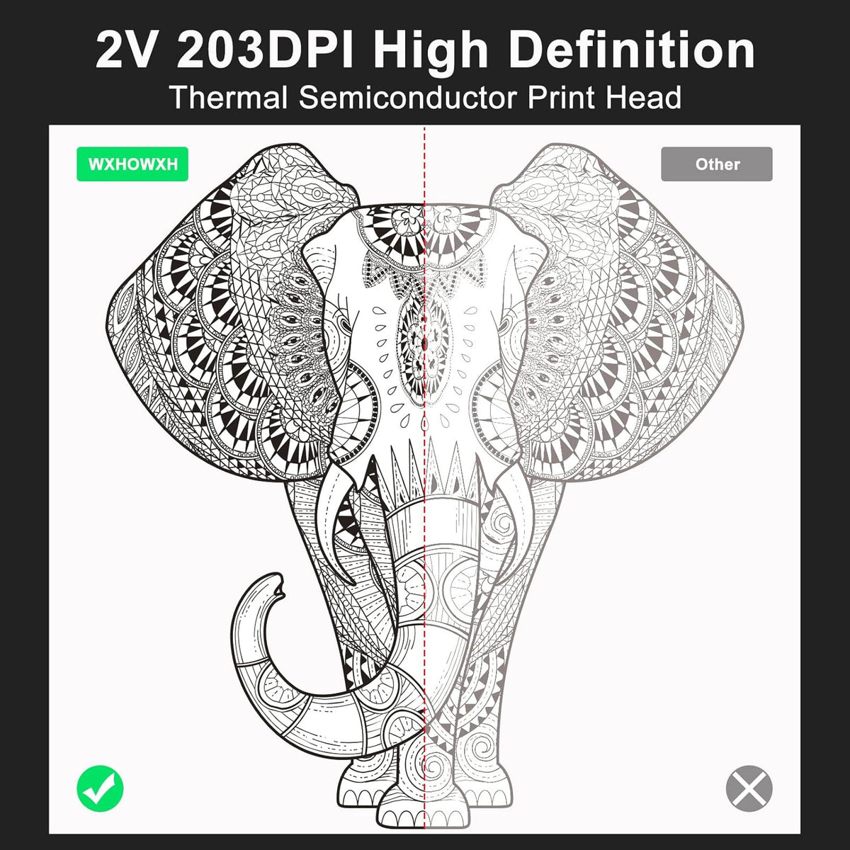 Tattoo Stencil Printer Machine with 10 Transfer Papers Light White