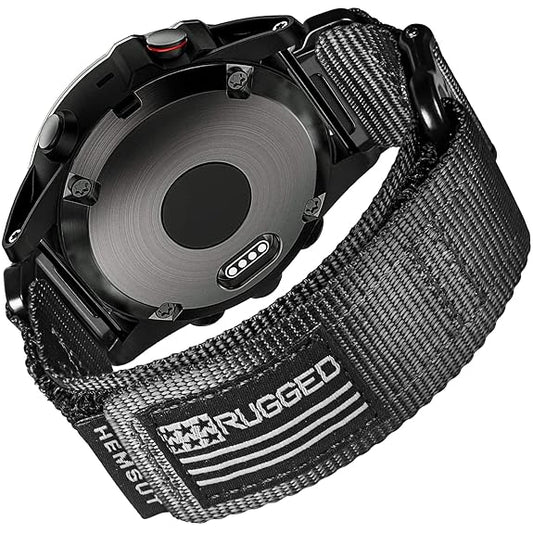 Nylon Watch Band Compatible with GarminHEMSUT WATCH BAND