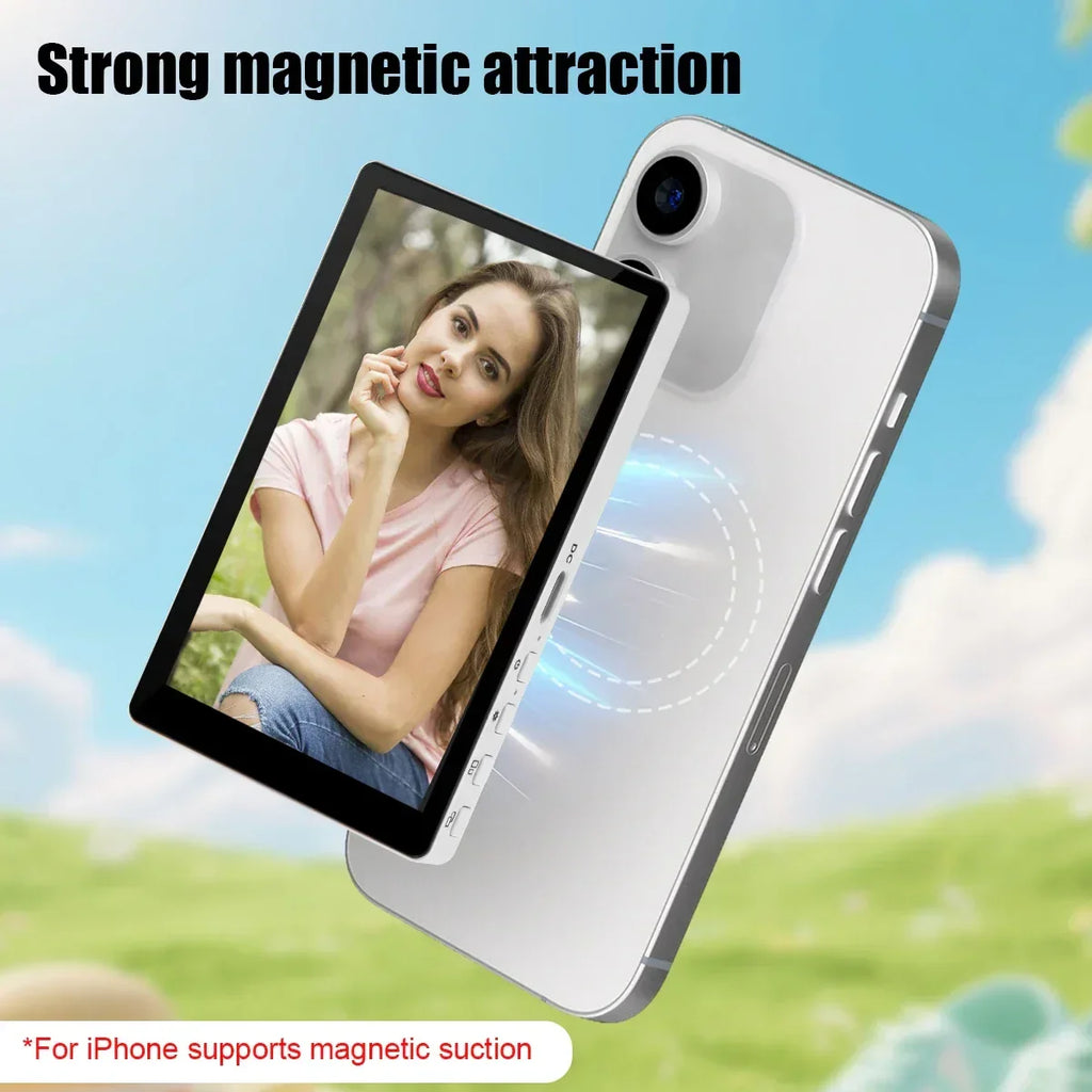 Mobile Phone Wireless Magnetic Selfie Monitor Screen For Smartphone Vlog Live Stream Video Recording for iPhone Android phone - Buy Your Wish