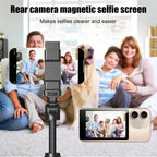 Vlog Selfie Monitor Screen Magnetic Wireless Display Screen Phone Rear Camera Mobile Screen Splitter Selfie for Iphone Android - Buy Your Wish