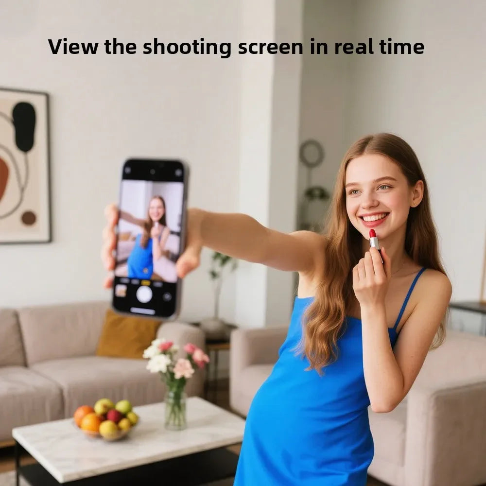 Vlog Selfie Monitor Screen for iPhone & Android, 4K/1080p Magnetic Back Camera Vlog Monitor for YouTube TikTok Live Streaming - Buy Your Wish