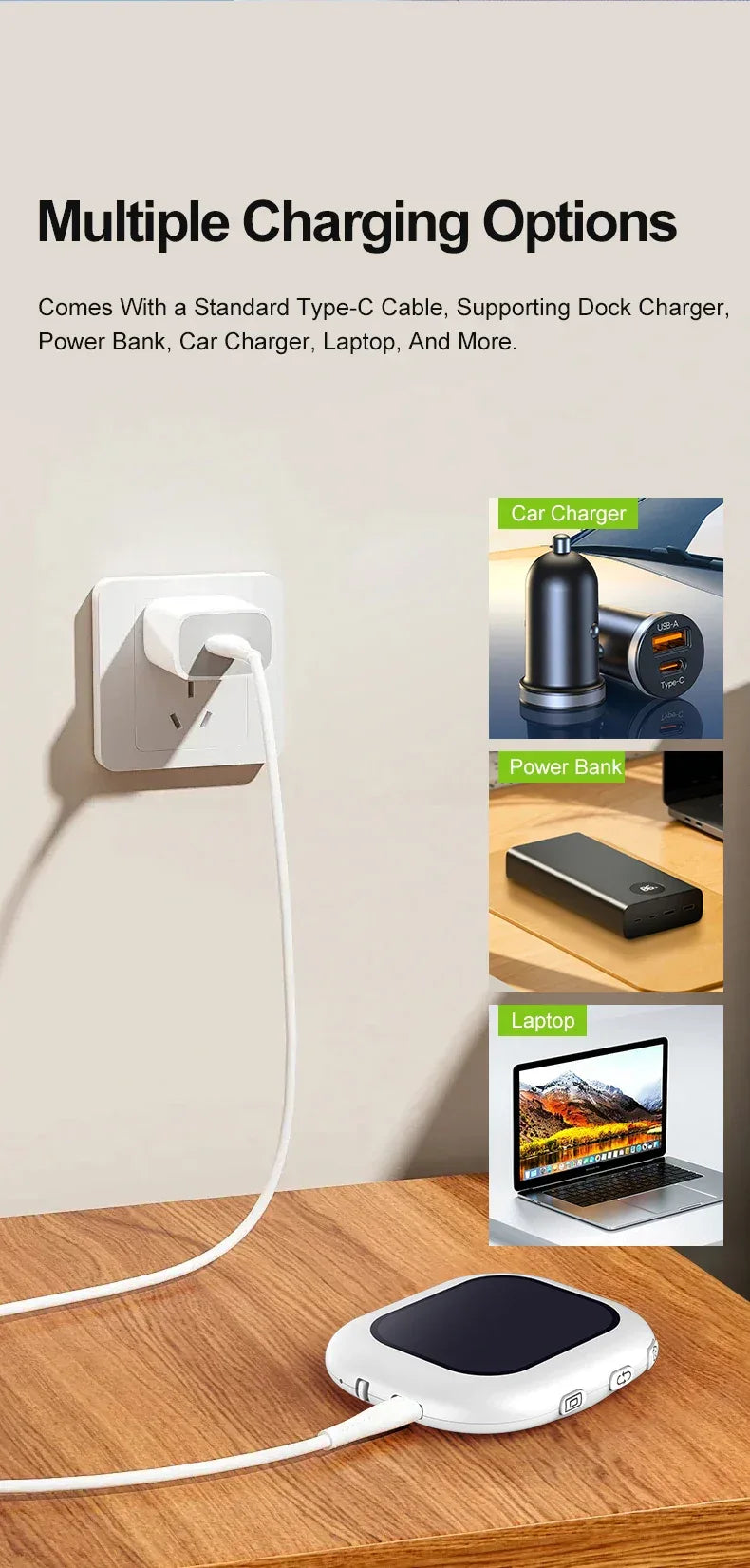 2.01-inch Clear Vlog Selfie Monitor Screen for Phone Rear Camera Selfie Live Stream Wireless Connection Video Recording New Gift 1 - Buy Your Wish