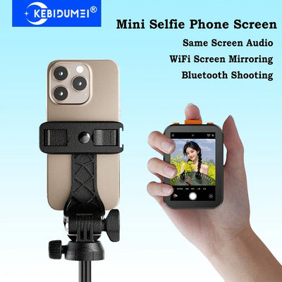 Vlog Self Timer Monitor Screen Mini Selfie Phone Screen Phone Projection Bluetooth Remote Control Photography Outdoor Travel - Buy Your Wish