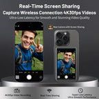 Phone Vlog Selfie Monitor Screen Portable Back Camera Monitor with Magnetic Connection and Remote Control for Selfie Vlog Live - Buy Your Wish