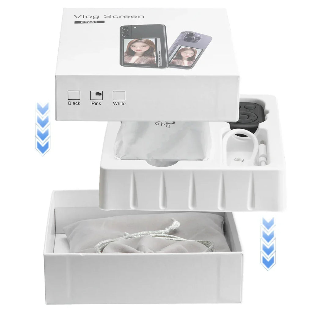 Mobile Phone Wireless Magnetic Selfie Monitor Screen For Smartphone Vlog Live Stream Video Recording for iPhone Android phone - Buy Your Wish