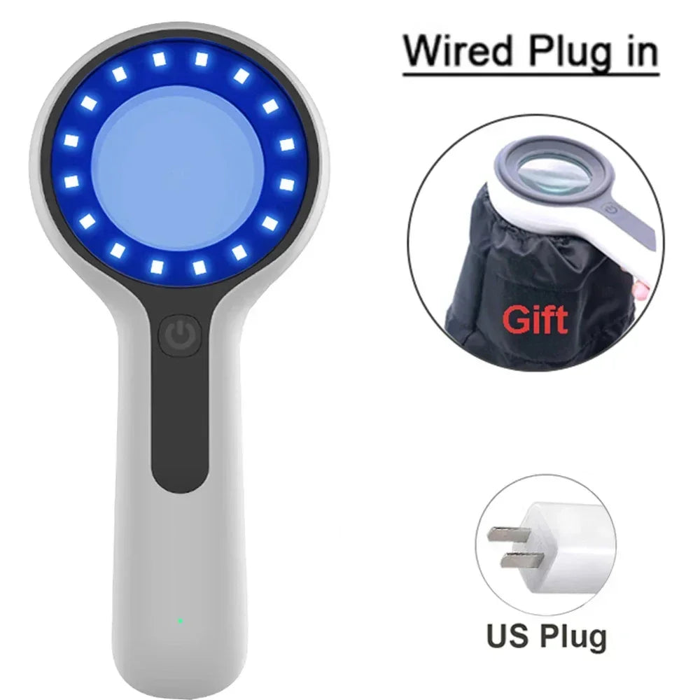 Woods Lamp Skin Analyzer For Skin UV Magnifying For Beauty Facial Testing Wood Lamp Light Skin Analysis Detection Skin Care - Buy Your Wish