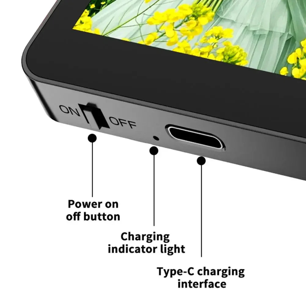 Selfie Monitor Screen Rear Portable Selfie Monitor Vlog Screen Magnetic Vlog Phone Rear Camera For Selfie Vlog Live Stream - Buy Your Wish