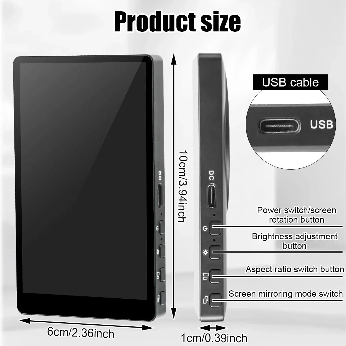 Mobile Phone Wireless Magnetic Selfie Monitor Screen For Smartphone Vlog Live Stream Video Recording for iPhone Android phone - Buy Your Wish