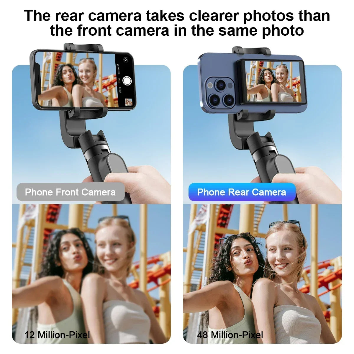 Wireless Selfie Monitor Screen,Magnetic 4K Selfie Monitor Screen With Vlog Live Stream /Selfies ,For iPhone/Android - Buy Your Wish