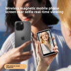 Vlog Selfie Monitor Screen for iPhone & Android, 4K/1080p Magnetic Back Camera Vlog Monitor for YouTube TikTok Live Streaming - Buy Your Wish