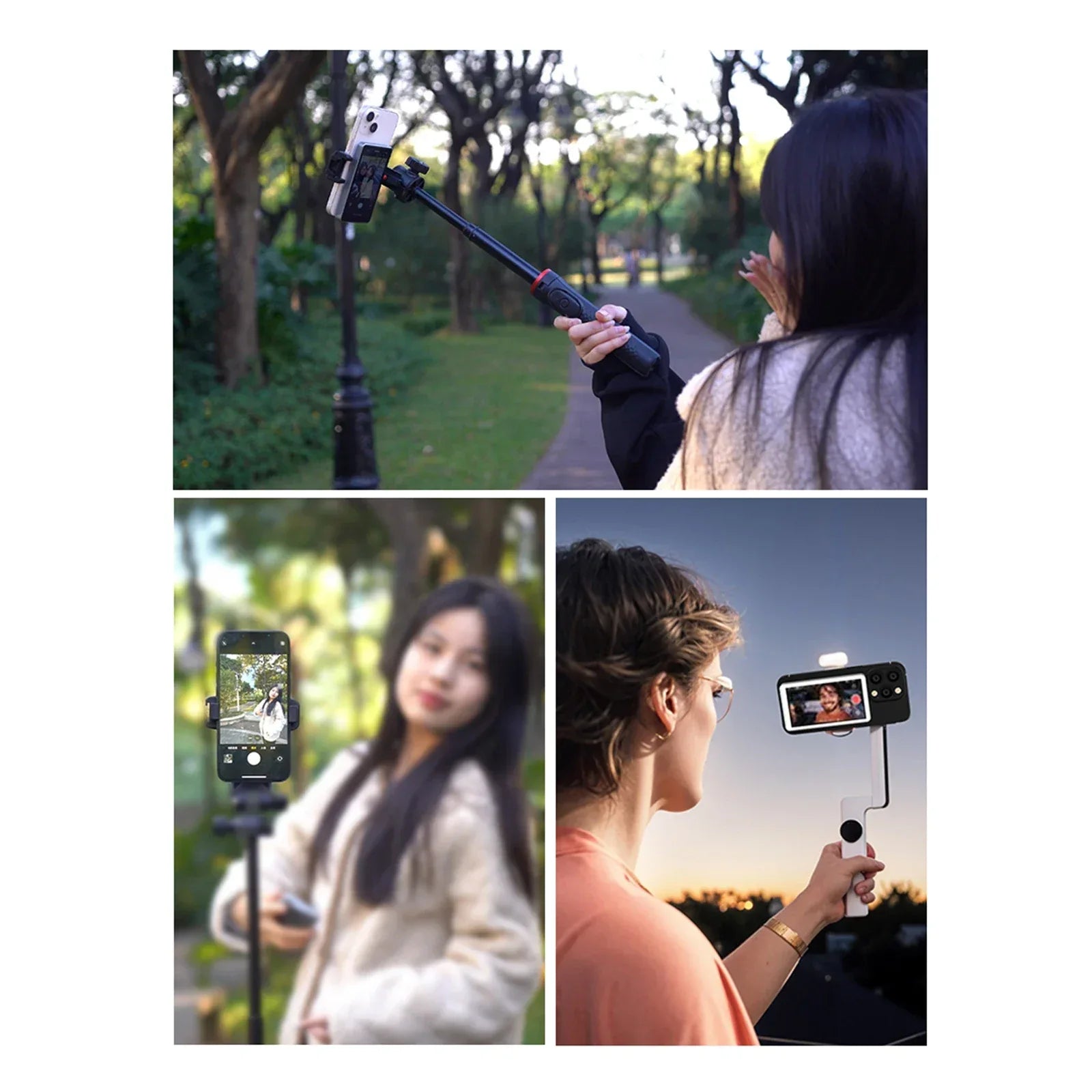 Magnetic Phone Vlog Selfie Monitor Screen Back Camera Monitor for Selfie Vlog Live Stream for Android iPhone - Buy Your Wish