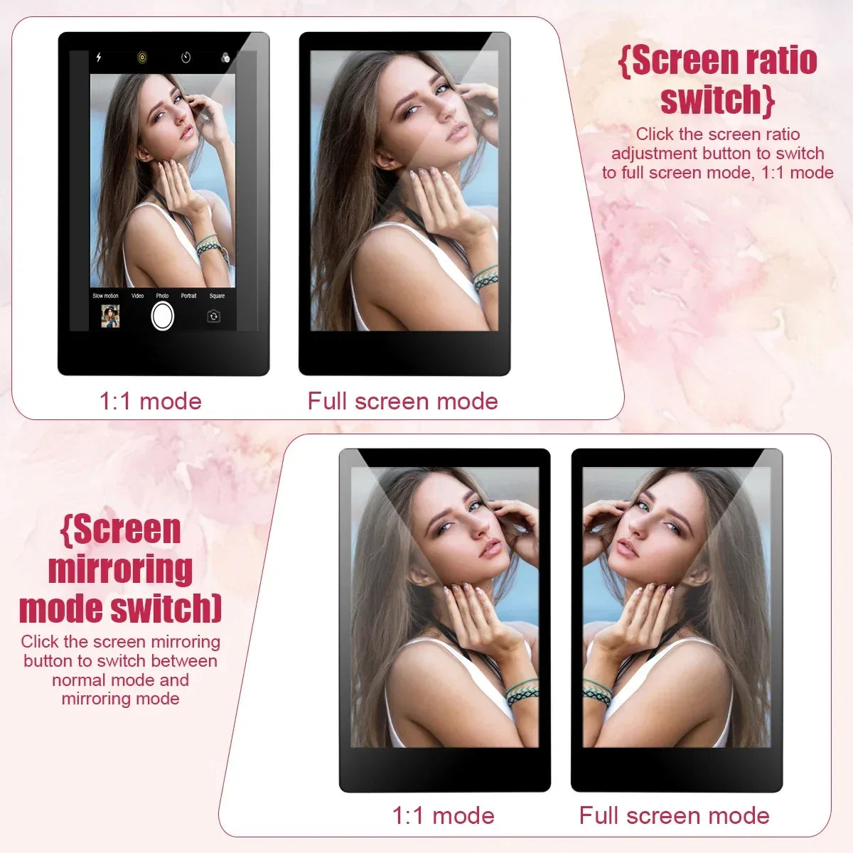 Mobile Phone Wireless Magnetic Selfie Monitor Screen For Smartphone Vlog Live Stream Video Recording for iPhone Android phone - Buy Your Wish