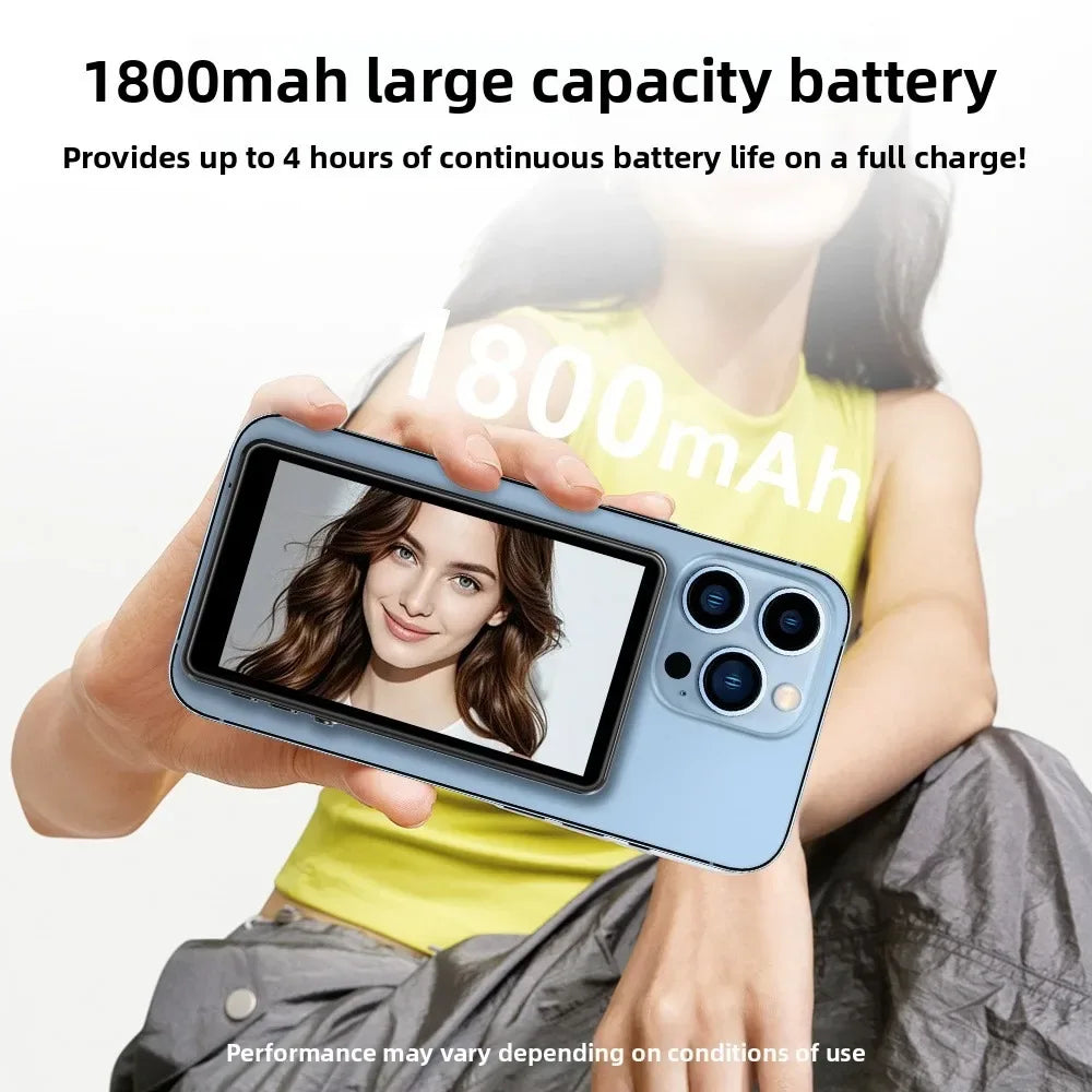 Vlog Selfie Monitor Screen for iPhone & Android, 4K/1080p Magnetic Back Camera Vlog Monitor for YouTube TikTok Live Streaming - Buy Your Wish