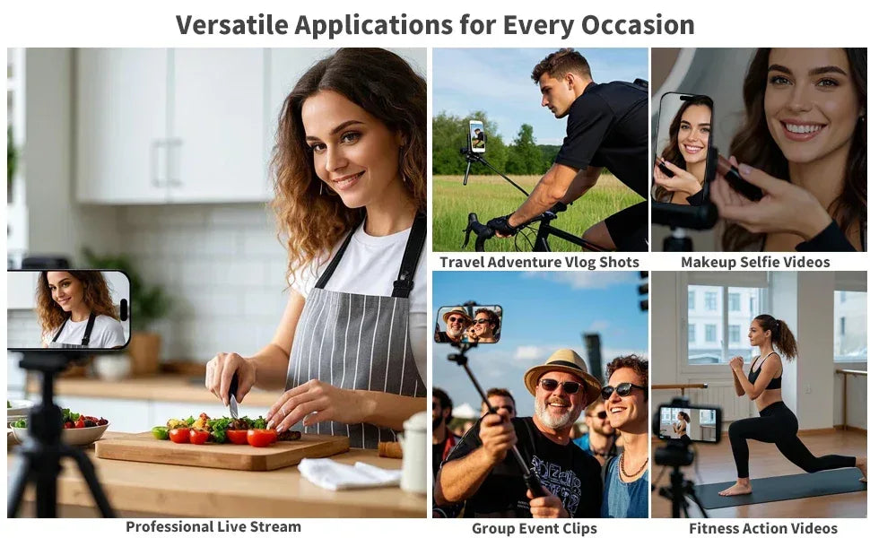 Selfie Monitor Screen for iPhone 12-16 Magnetic Back Camera Vlog Monitor Using Phone Rear Camera for Selfie Vlog, Live Streaming - Buy Your Wish