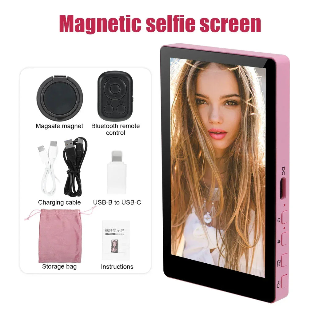 Mobile Phone Wireless Magnetic Selfie Monitor Screen For Smartphone Vlog Live Stream Video Recording for iPhone Android phone - Buy Your Wish