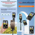 Selfie Monitor Screen For IPhone Android, 2.4 HD Expansion Display Rear Camera Vlog Live Video Recording - Buy Your Wish