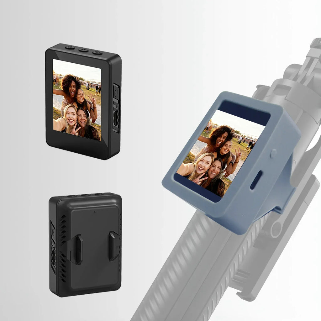 Vlog selfie monitor screen with watch button remote control, suitable for Iphone Android phone selfie - Buy Your Wish