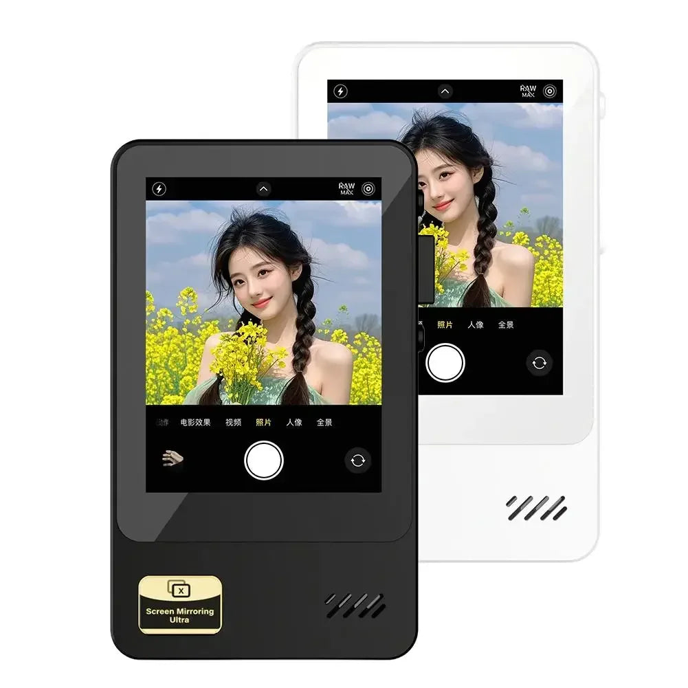 Selfie Monitor Screen For IPhone Android, 2.4 HD Expansion Display Rear Camera Vlog Live Video Recording - Buy Your Wish