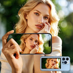 Vlog Selfie Monitor Screen for iPhone & Android, 4K/1080p Magnetic Back Camera Vlog Monitor for YouTube TikTok Live Streaming - Buy Your Wish
