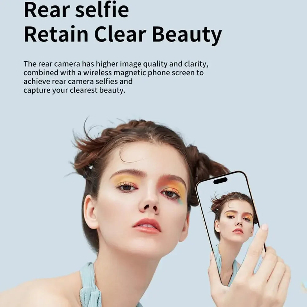 Selfie Monitor Screen Rear Portable Selfie Monitor Vlog Screen Magnetic Vlog Phone Rear Camera For Selfie Vlog Live Stream - Buy Your Wish