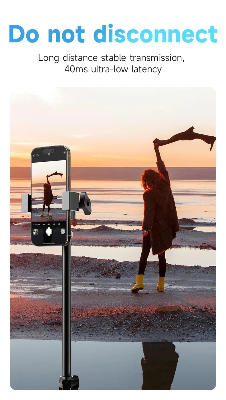 Vlog Selfie Monitor Screen Vlog Magnetic Video Recording for iPhone & Android Wireless Mirroring Content Creator Live stream - Buy Your Wish