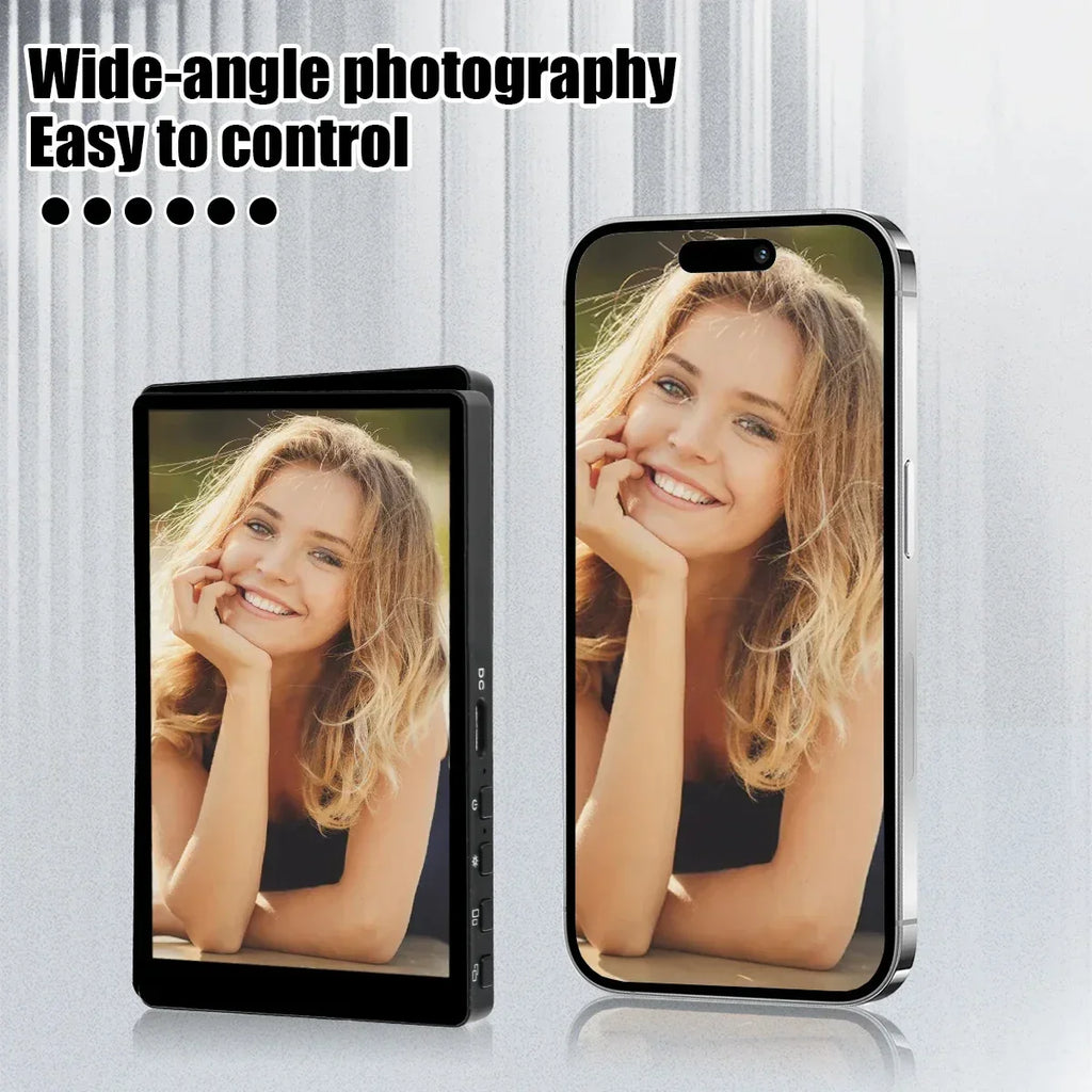 Mobile Phone Wireless Magnetic Selfie Monitor Screen For Smartphone Vlog Live Stream Video Recording for iPhone Android phone - Buy Your Wish