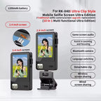 Selfie Monitor Screen For IPhone Android, 2.4 HD Expansion Display Rear Camera Vlog Live Video Recording - Buy Your Wish