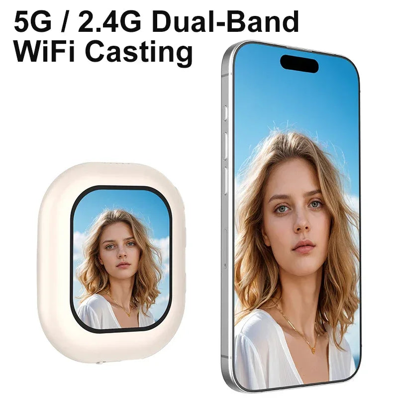 2.01-inch Clear Vlog Selfie Monitor Screen for Phone Rear Camera Selfie Live Stream Wireless Connection Video Recording New Gift 1 - Buy Your Wish