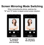 Phone Vlog Selfie Monitor Screen Support 4K Wired Recording Using Phone Rear Camera for iPhone Selfie Vlog Live Stream TikTok - Buy Your Wish
