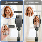 Magnetic Selfie Monitor Screen w Wireless Remote Phone Vlog Rear Camera Monitor for iPhone Android Recording Vlog Live Stream - Buy Your Wish