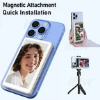 Selfie Monitor Screen for iPhone 12-16 Magnetic Back Camera Vlog Monitor Using Phone Rear Camera for Selfie Vlog, Live Streaming - Buy Your Wish