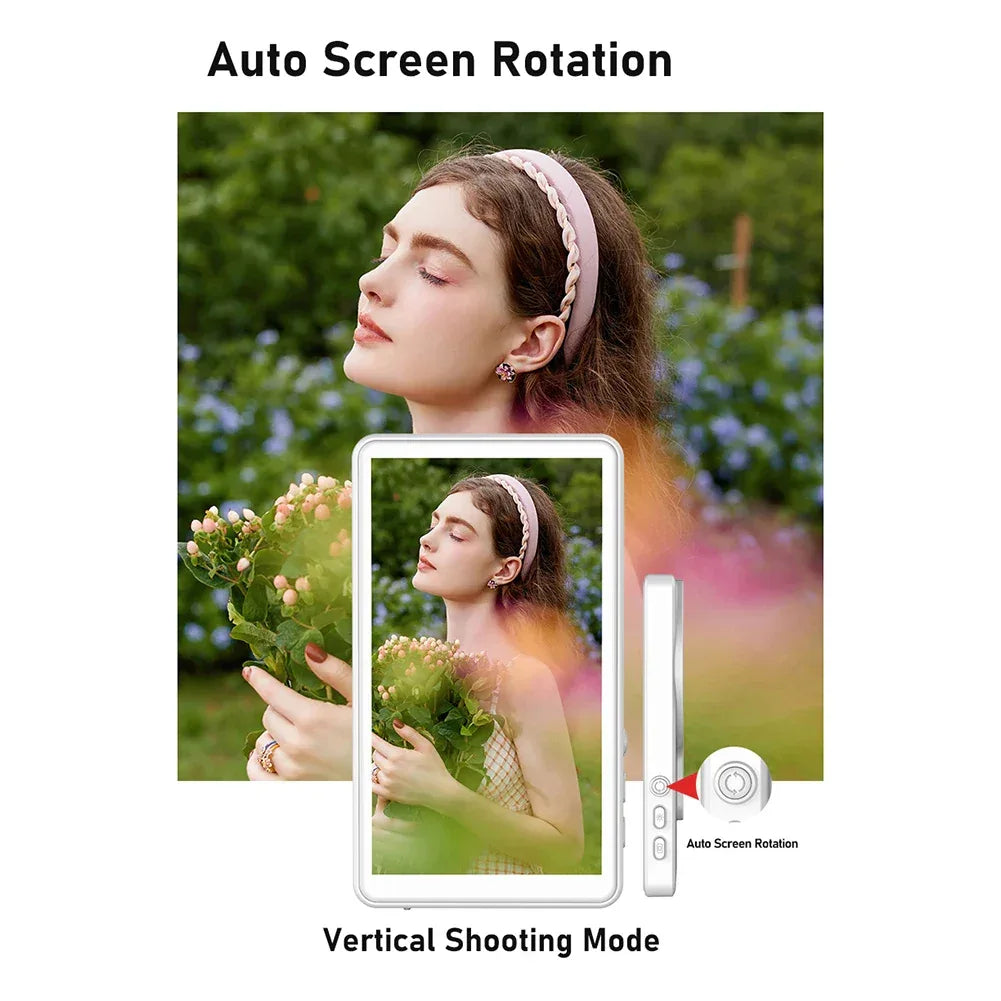 Selfie Monitor Screen Vlog Screen Magnetic Phone Vlog Phone Rear Camera For Selfie Vlog Live Stream Support WiFi 2.4G/5G - Buy Your Wish