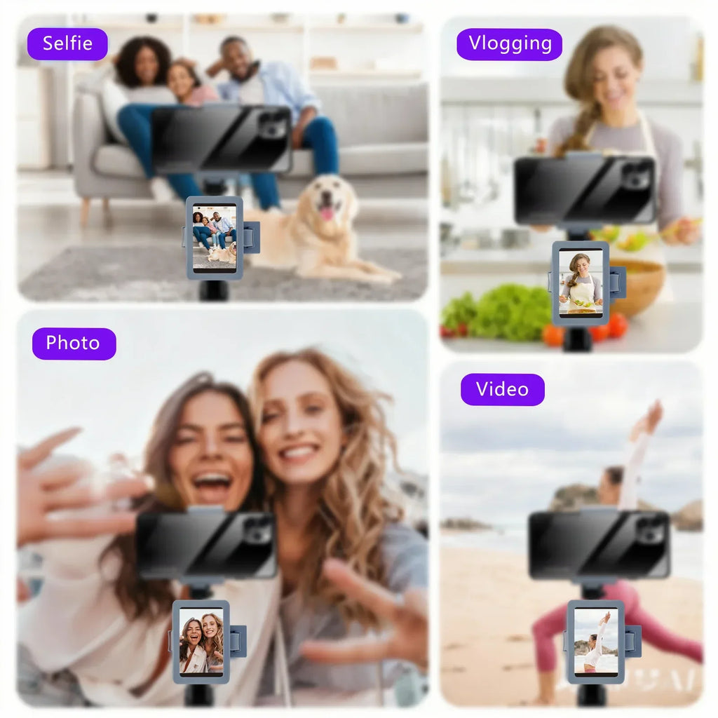 Vlog selfie monitor screen with watch button remote control, suitable for Iphone Android phone selfie - Buy Your Wish