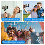 Vlog Selfie Monitor Screen Vlog Magnetic Video Recording for iPhone & Android Wireless Mirroring Content Creator Live stream - Buy Your Wish