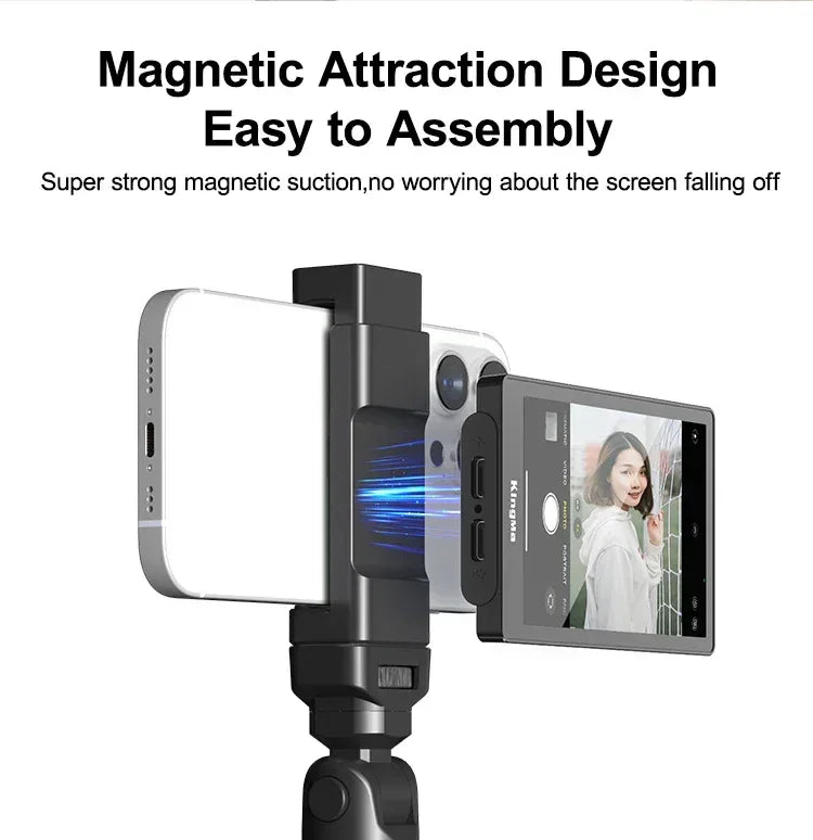 Phone Vlog Selfie Monitor Screen Support 4K Wired Recording Using Phone Rear Camera for iPhone Selfie Vlog Live Stream TikTok - Buy Your Wish