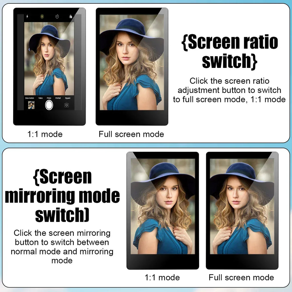 Mobile Phone Wireless Magnetic Selfie Monitor Screen For Smartphone Vlog Live Stream Video Recording for iPhone Android phone - Buy Your Wish