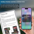 Selfie Monitor Screen for iPhone 12-16 Magnetic Back Camera Vlog Monitor Using Phone Rear Camera for Selfie Vlog, Live Streaming - Buy Your Wish