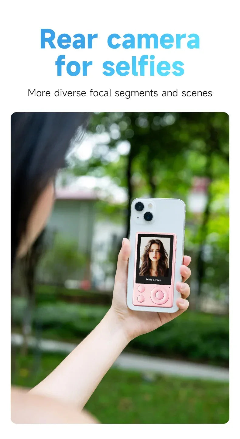 Vlog Selfie Monitor Screen Vlog Magnetic Video Recording for iPhone & Android Wireless Mirroring Content Creator Live stream - Buy Your Wish