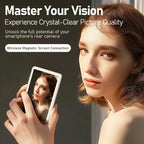Selfie Monitor Screen Vlog Screen Magnetic Phone Vlog Phone Rear Camera For Selfie Vlog Live Stream Support WiFi 2.4G/5G - Buy Your Wish
